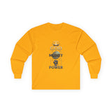God Money Power Long Sleeve Tee — Faith & Ambition Graphic Shirt
