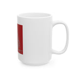 God Money Power Ceramic Mug — Religious Pop Art Coffee Cup (11oz/15oz)