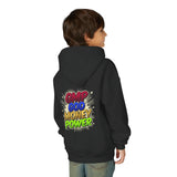 Youth Hoodie — GMP God Money Power Rainbow Graphic