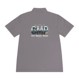 GMP Chrome Logo Men’s Sport Polo — Performance Golf & Work Shirt