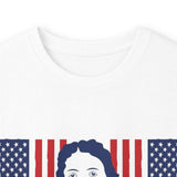 Long Sleeve Tee - Patriotic Bandana Mask Design with 'God, Money & Power' Graphic