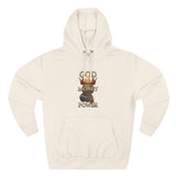 God Money Power Hoodie — Graphic Religious Statement Pullover