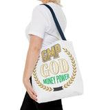 GMP GOD Money Power Tote Bag — Bold Financial Empowerment Canvas Tote