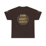 God Money Power Tee — Inspirational Faith & Success Graphic T-Shirt