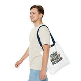 God Money Power Tote Bag — Inspirational Faith & Prosperity Canvas Tote