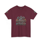 God Money Power Graphic Tee — Faith & Hustle Christian T-Shirt