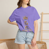 God Money Power T-Shirt — Crown & Coins Faith-Inspired Graphic Tee