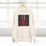 Red Devil Graphic Hoodie — Vintage Occult Illustration Sweatshirt