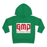 Toddler Hoodie — 'GMP' God Money Power Red Logo Pullover