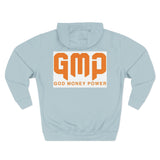 GMP "God Money Power" Hoodie — Bold Orange Streetwear Fleece