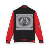 Letterman Jacket — 'God Money Power' Graphic Varsity Jacket