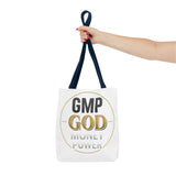GMP God Tote Bag - 'GOD' Gold Emblem Canvas Tote