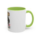 GMP ‘God Money Power’ Accent Coffee Mug - Bold Eagle Graphic 11/15oz