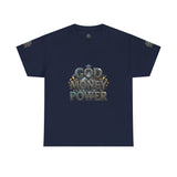God Money Power Graphic Tee — Faith & Hustle Christian T-Shirt