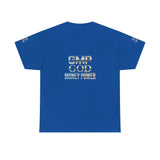 GMP GOD Money Power Tee — Metallic Logo Graphic T-Shirt