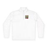 Quarter-Zip Pullover — “Put God First, Hustle for the Money, Buy Yourself in Power” Christian Graphic