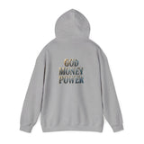 God Money Power Hoodie — Graphic Religious Inspirational Pullover