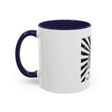 Coffee Mug — 'God Money Power' Bandana Jesus Black Accent Mug (11/15oz)