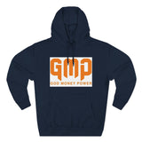 GMP "God Money Power" Hoodie — Bold Orange Streetwear Fleece