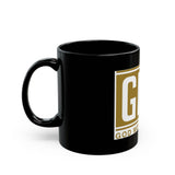 GMP Black Coffee Mug — "God Money Power" Bold Logo (11oz & 15oz)
