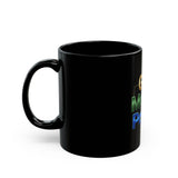 God Money Power Black Coffee Mug — Inspirational Faith & Prosperity Ceramic 11oz/15oz