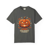 Halloween Jack-O'-Lantern T-Shirt — GMP 'God Money Power' Pumpkin Design