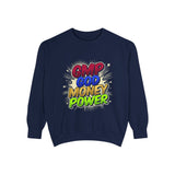GMP God Money Power Colorblock Sweatshirt — Inspirational Faith & Hustle Crewneck