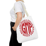 Tote — "GMP (God Money Power)" Red Logo Canvas Tote Bag