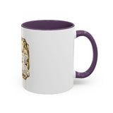 Coffee Mug — "God Money Power" Gold Emblem Accent Mug