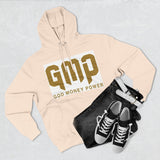 GMP Hoodie — "God Money Power" Bold Gold Graphic Fleece Pullover