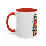 Put GOD First Hustle For The MONEY Accent Coffee Mug — Motivational Faith & Success Gift (11/15 oz)