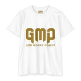 GMP "God Money Power" Graphic Tee — Bold Faith & Wealth Statement Shirt