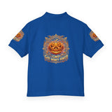 Youth Polo — Halloween Pumpkin- God Money Power