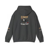 GMP Eagle Hoodie — "God Money Power" Patriotic Graphic Sweatshirt