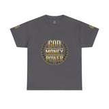 God Money Power Tee — Inspirational Faith & Success Graphic T-Shirt