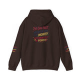 Motivational Hoodie — "Put God First: Hustle for the Money, Put Yourself in Power"
