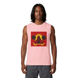 Muscle Tank — Retro 'God Money Power' Jesus Graphic Tank Top