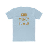 God Money Power T-Shirt — Crown & Fist Graphic Tee