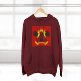 Reggae Sunset Hoodie — Palm Tree Rasta Graphic Fleece