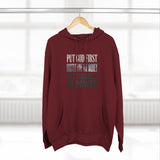 Inspirational Power Hoodie — "Put Yourself In Power" Religious Motivational Sweatshirt