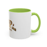 God Money Power (GMP) Accent Coffee Mug — Inspirational Religious Coffee Cup