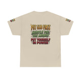 Inspirational Faith Tee — "Put God First, Hustle for the Money, Put Yourself in Power"