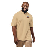 God Money Power- Embroidered 'Good Vibes' Polo Shirt – Casual Golf & Workwear