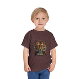 Toddler Tee — Tiger Face "God Money Power" Graphic