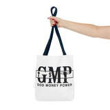 GMP "God Money Power" Graphic Tote Bag – Faith & Hustle Everyday Carry