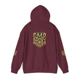 GMP "Good Money Power" Hoodie — Retro 3D Gold Logo Pullover