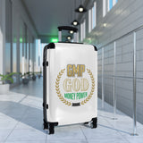 Suitcase — "GMP GOD Money Power" Carry-On Luggage