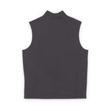 God Money Power- Men's Soft Shell Vest — Small American Flag Patch Chest