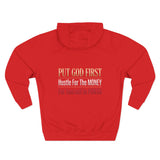 Three-Panel Fleece Hoodie