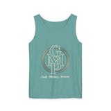 GMP Monogram Tank Top — Gold Metallic Circle Logo